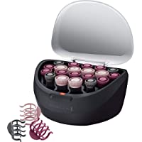 Los mejores  - Remington H5600 - Rulos Calientes para el Pelo- Cuchillas de Titanio- Revestidos de Suave Terciopelo- 20 Rulos con Iones…